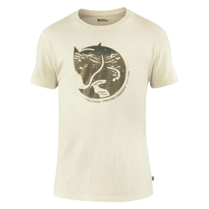 Priser på Fjällräven Mens Arctic Fox T-shirt (Grøn (LAUREL GREEN/625) Small)