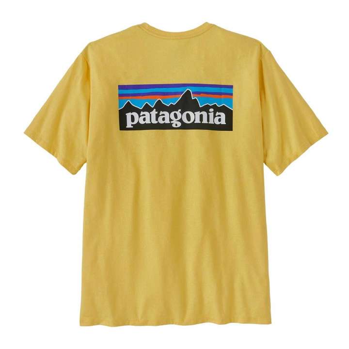Priser på Patagonia Mens P-6 Logo Responsibili-Tee (Gul (MILLED YELLOW) X-large)