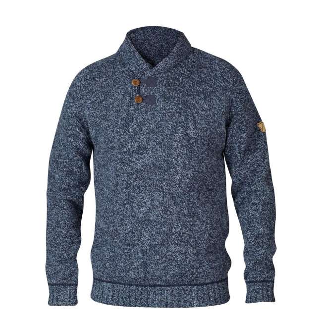 Priser på Fjällräven Mens Lada Sweater (Blå (DARK NAVY/555) Large)