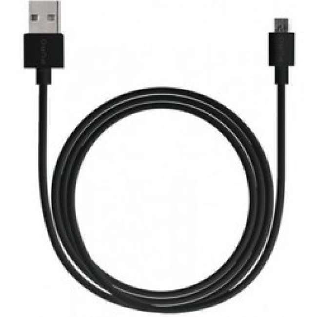 Priser på USB-A - MicroUSB kabel, 2m, sort - Ledning