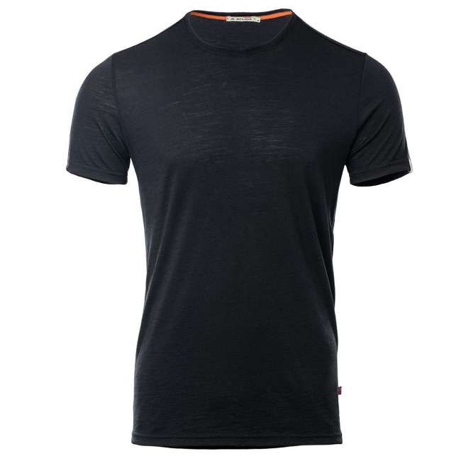 Priser på Aclima Mens Lightwool T-shirt Round Neck (Sort (JET BLACK) X-small)