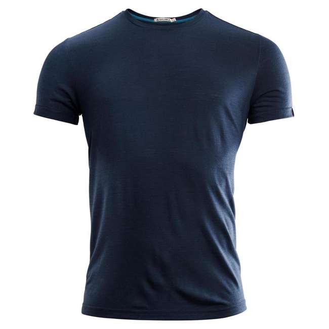 Priser på Aclima Mens Lightwool T-shirt Round Neck (Blå (NAVY BLAZER) Medium)