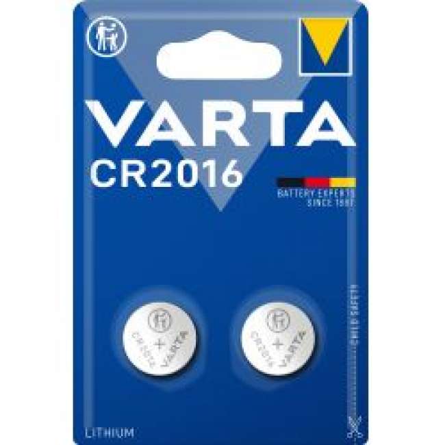 Priser på Varta Cr2016 Lithium Coin 2 Pack (b) - Batteri
