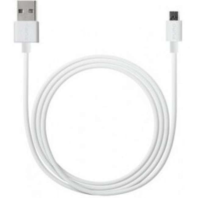 Priser på USB-A - MicroUSB kabel, 2m, hvid - Ledning