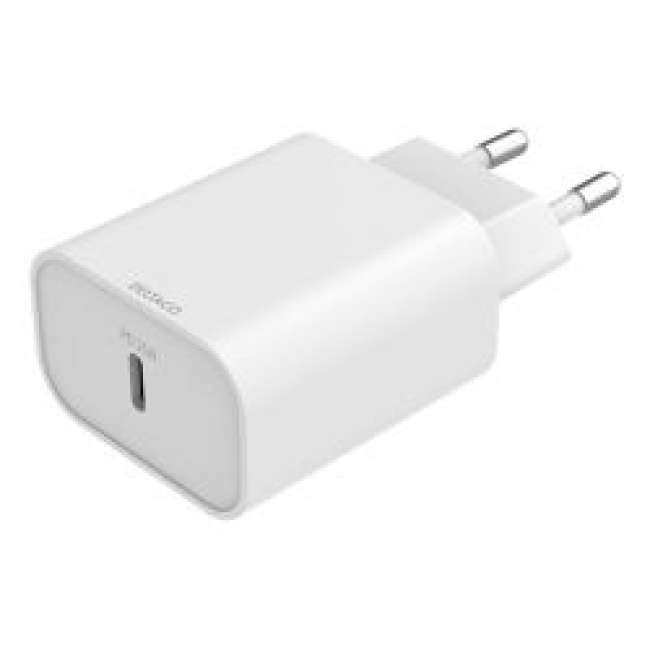 Priser på Deltaco Usb-c Wall Charger,1x Usb-c Pd 20 W,pps 25 W,white - Oplader