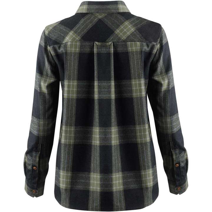 Priser på Aclima Womens LeisureWool Reborn Shirt (Grå (CHECK DARK GREY/SALVIA) X-large)