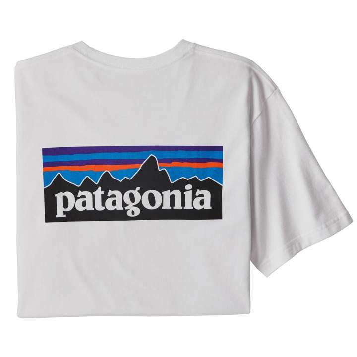 Priser på Patagonia Mens P-6 Logo Responsibili-Tee (Hvid (WHITE) X-large)