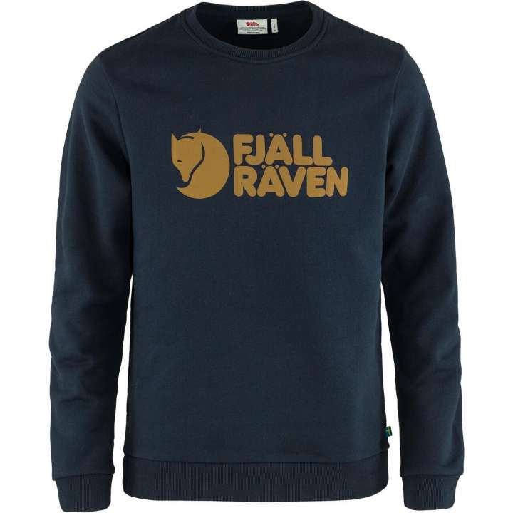 Priser på Fjällräven Mens Fjällräven Logo Sweater (Blå (DARK NAVY/555) XX-large)