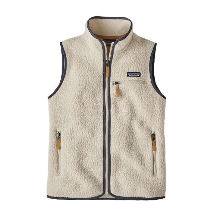 Priser på Patagonia Womens Retro Pile Vest (Hvid (PELICAN) Medium)