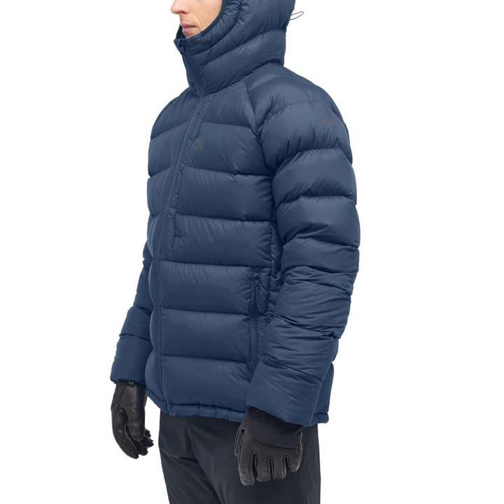 Priser på Haglöfs Mens Rosson Down Hood (Blå (TARN BLUE) Medium)