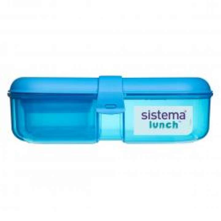 Priser på Sistema 1.1l Ribbon Lunch - Blue - Madkasse