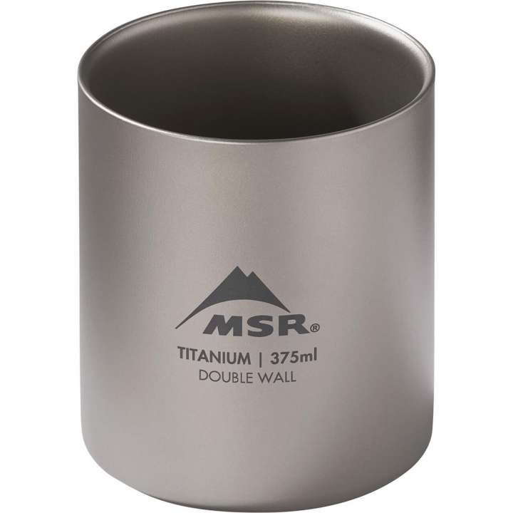 Priser på MSR Titan Cup Double Wall Mug 375 Ml (Grå (TITANIUM))