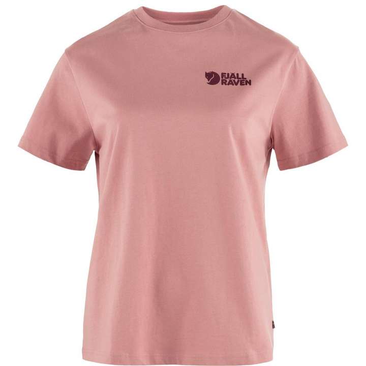 Priser på Fjällräven Womens Fjällräven Heavy Classic T-shirt (Lyserød (DUSTY ROSE/300) X-small)