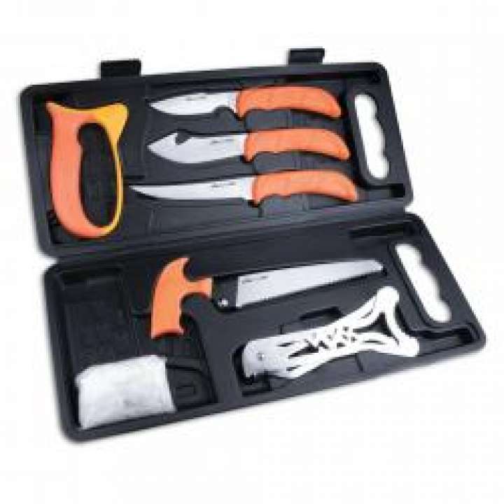 Priser på Outdoor Edge Wild Pak Game Processing Kit Knivsæt, 8 dele - Kniv