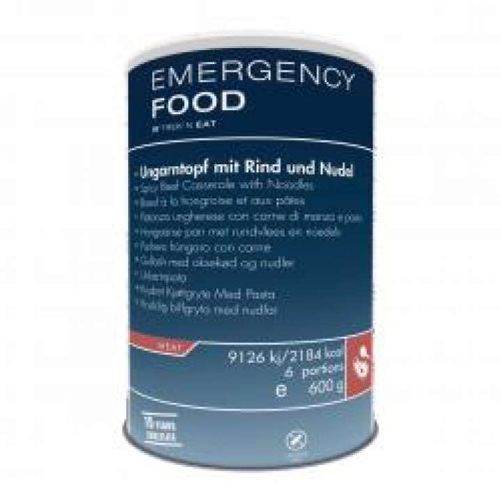 Priser på Trek'n Eat Emergency Food Gullash Med Oksekød Og Nudler - 6 portioner - Mad