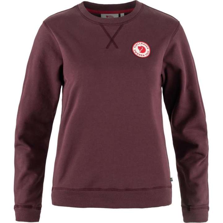 Priser på Fjällräven Womens 1960 Logo Badge Sweater (Rød (PORT/357) XX-small)
