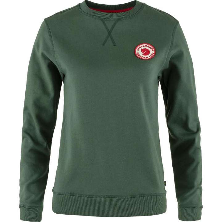 Priser på Fjällräven Womens 1960 Logo Badge Sweater (Grøn (DEEP PATINA/679) X-large)