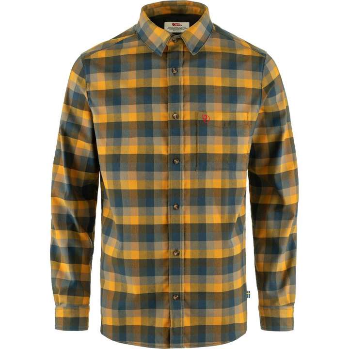 Priser på Fjällräven Mens Lappland Stretch Flannel Shirt (Grøn (LAUREL GREEN-MTN BLUE/625-570) X-large)