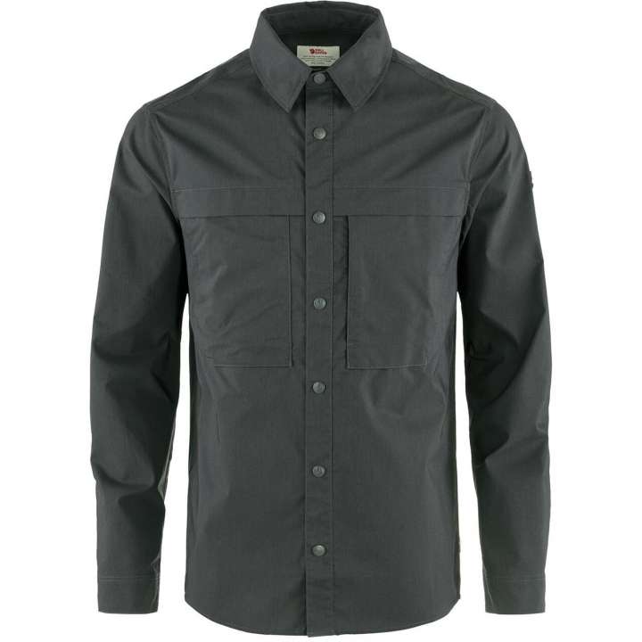 Priser på Fjällräven Mens Abisko Trail Shirt L/S (Grå (DARK GREY/030) X-small)