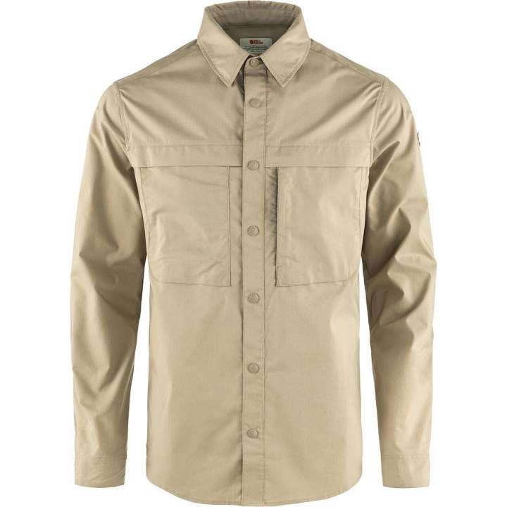 Priser på Fjällräven Mens Abisko Trail Shirt L/S (Hvid (FOSSIL/118) X-small)