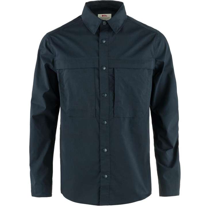 Priser på Fjällräven Mens Abisko Trail Shirt L/S (Blå (DARK NAVY/555) Small)