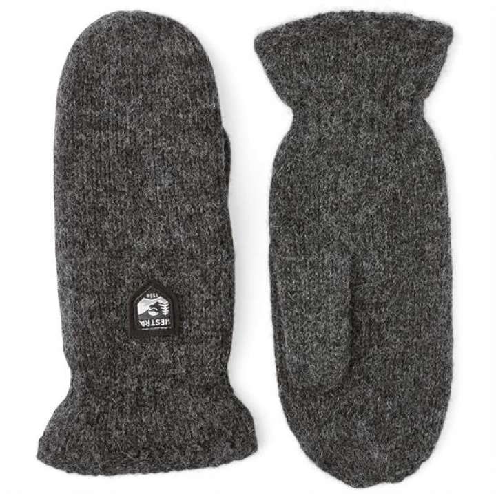 Priser på Hestra Basic Wool Mitt, Charcoal