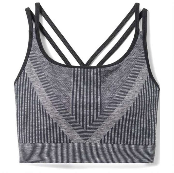 Priser på Smartwool Womens Intraknit Strappy Bra, Black