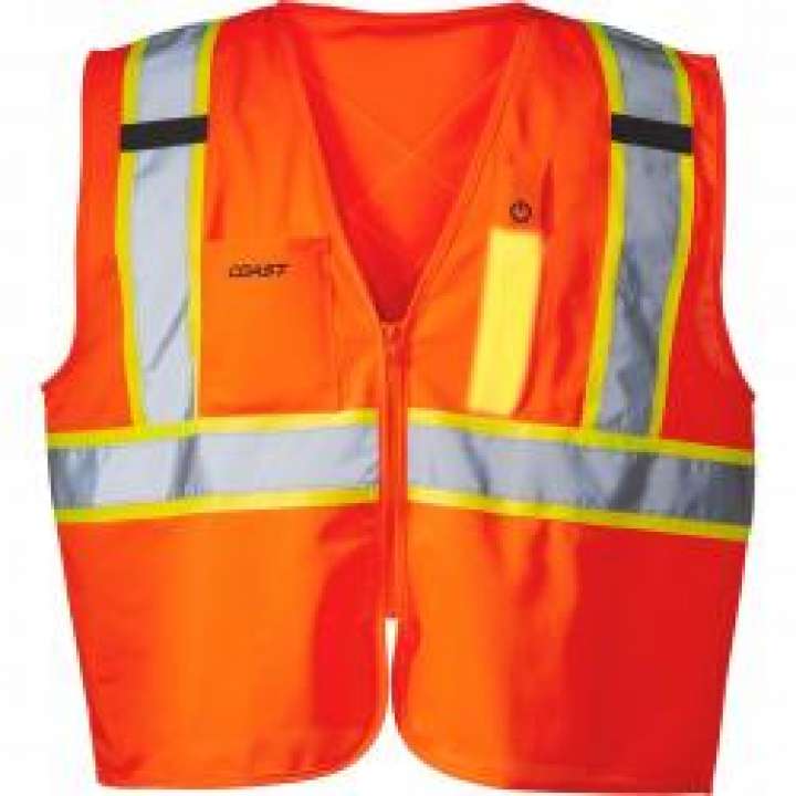 Priser på COAST SV350 - lighted safety vest - Large - - Lysvest