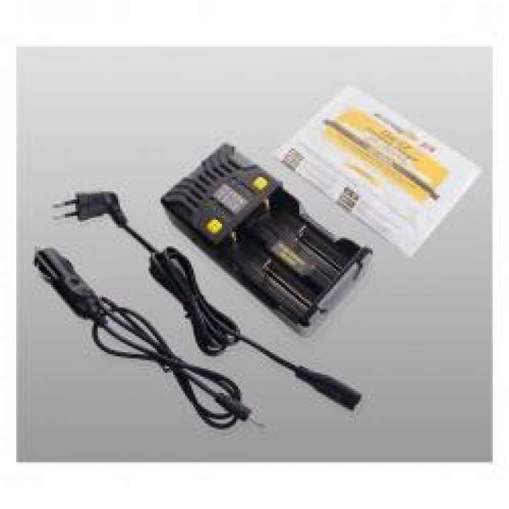 Priser på Armytek Uni C2 Charger / 2ch / LED indication / Input AC 85-264V or DC 12V / Output 2x1A / for IMR/Li-Ion, Ni-MH, Ni-Cd, LiFePO4