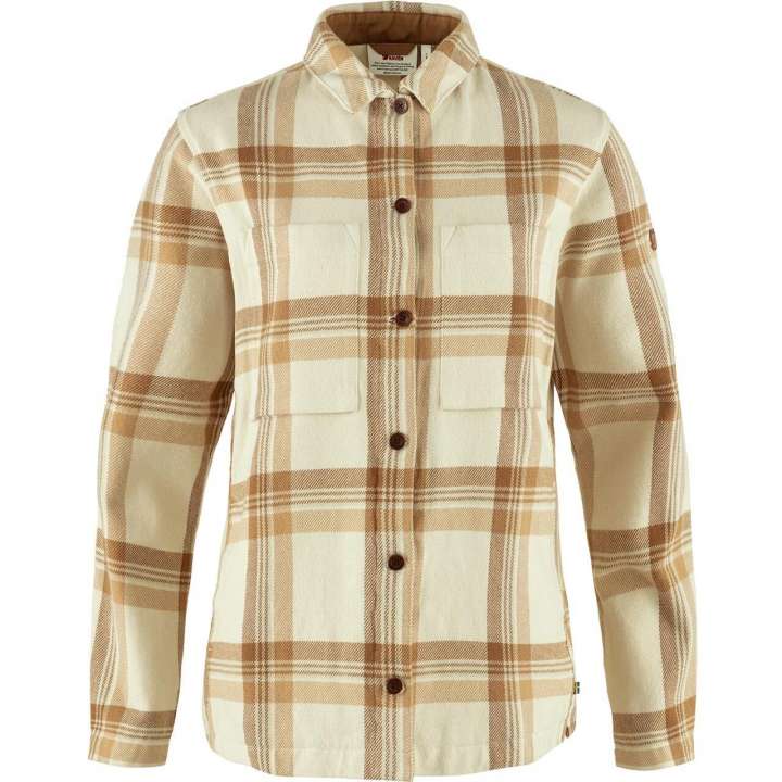 Priser på Fjällräven Womens Singi Flannel Overshirt (Hvid (CHALK WHITE-DUNE BEIGE/113-196) XX-small)