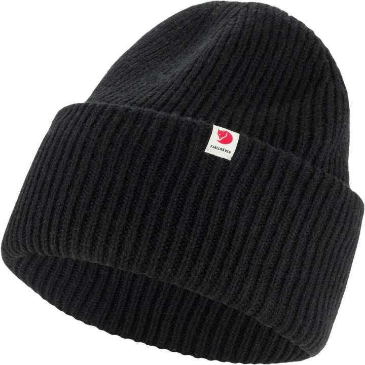 Priser på Fjällräven Mens Fjällräven Heavy Beanie (Sort (BLACK/550) One size)