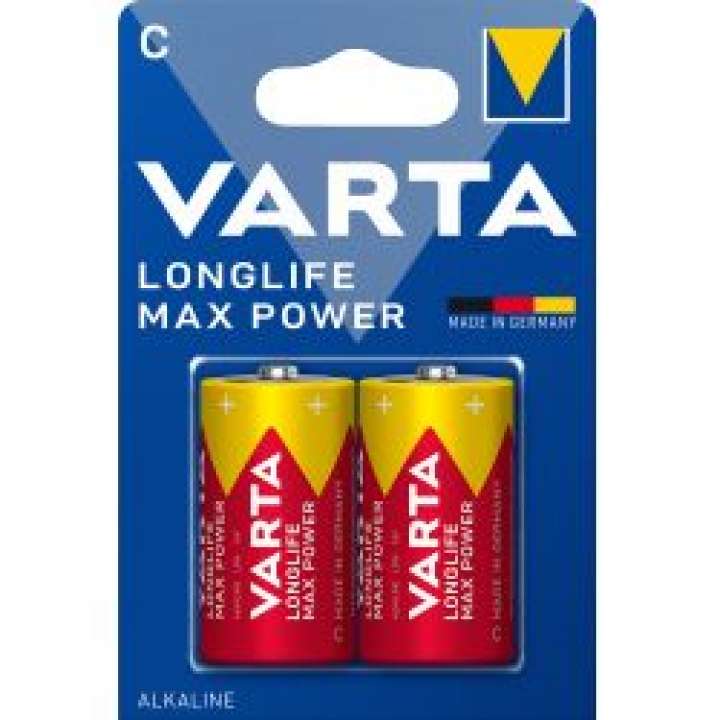 Priser på Varta Longlife Max Power C 2 Pack (b) - Batteri
