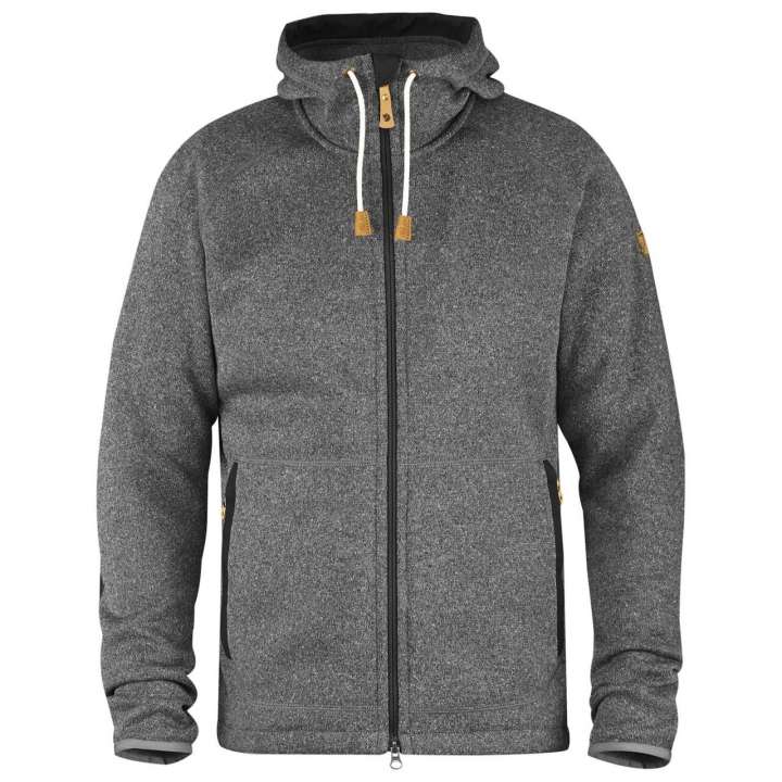 Priser på Fjällräven Mens Övik Fleece Hoodie (Grå (DARK GREY/030) X-large)
