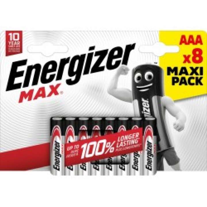 Priser på Energizer Max AAA 8 Pack - Batteri