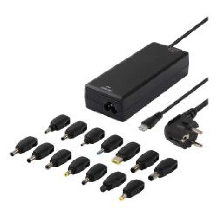 Priser på Deltaco Laptop Charger, 120w, 14 Adapters, Led Display - Oplader