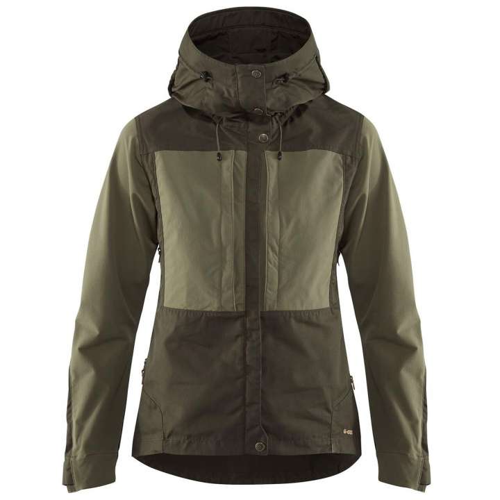 Priser på Fjällräven Womens Keb Jacket (Grøn (DEEP FOREST-LAUREL GRN/662-625) Large)