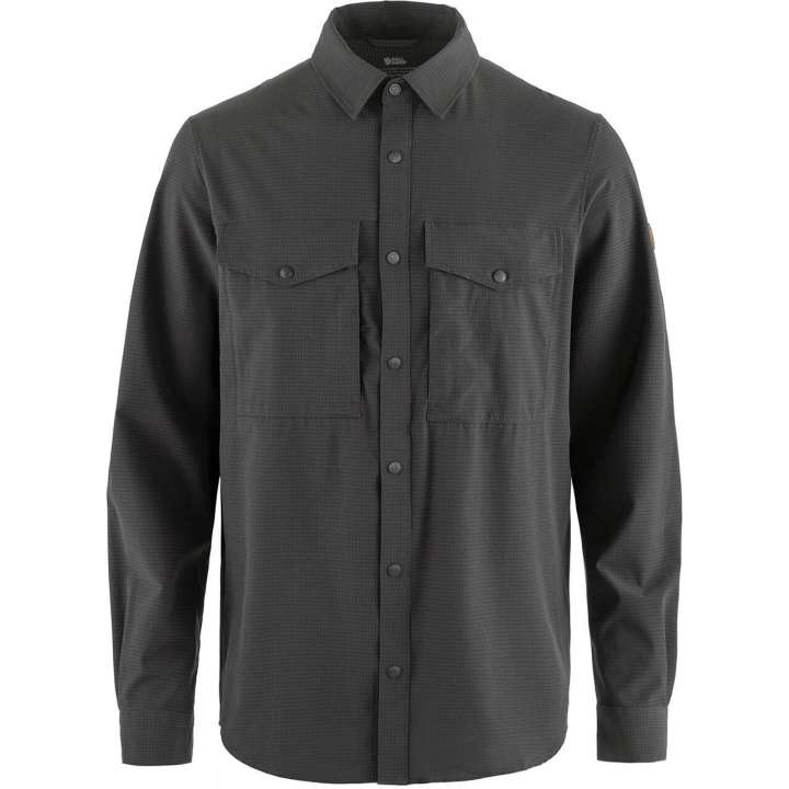 Priser på Fjällräven Mens Abisko Trekking Shirt (Grå (DARK GREY/030) X-large)