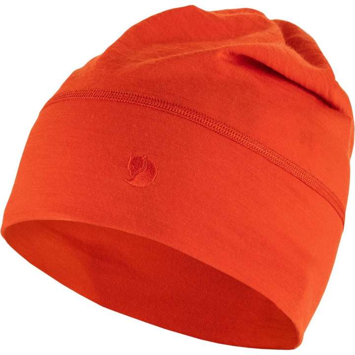 Priser på Fjällräven Abisko Lite Wool Beanie (Orange (FLAME ORANGE/214) One size)