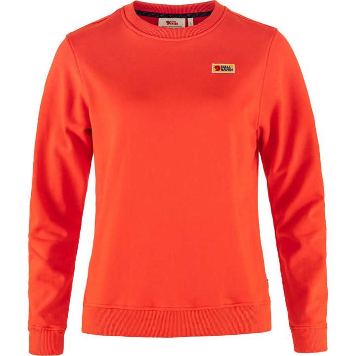 Priser på Fjällräven Womens Vardag Sweater (Orange (FLAME ORANGE/214) XX-small)