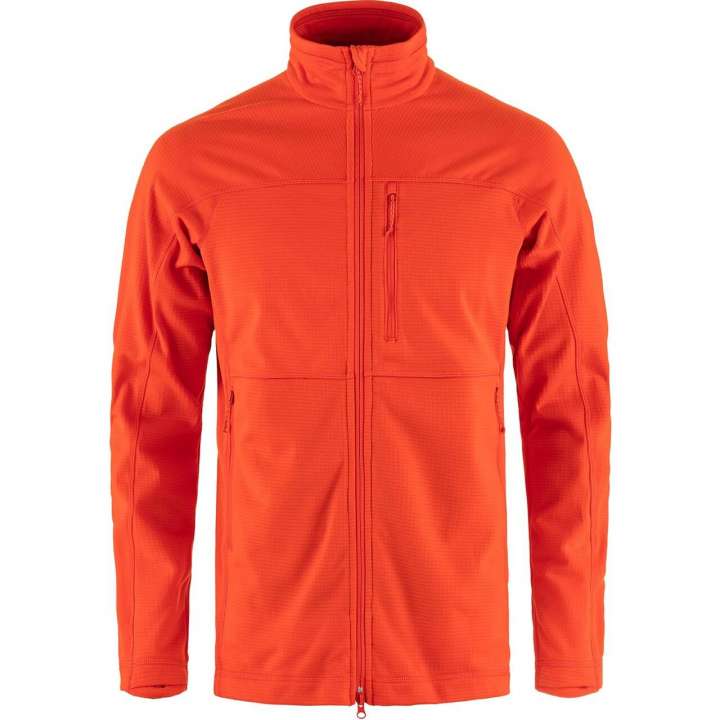 Priser på Fjällräven Mens Abisko Lite Fleece Jacket (Orange (FLAME ORANGE/214) XX-large)