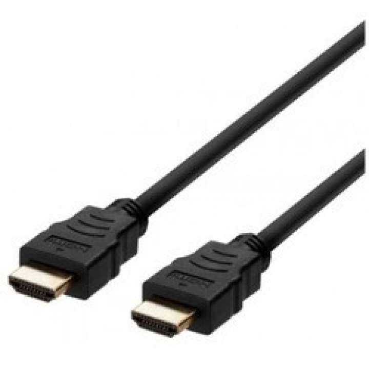 Priser på Deltaco Hdmi A Male-a Male Uh Speed Certified 2.1 3m Black - Ledning