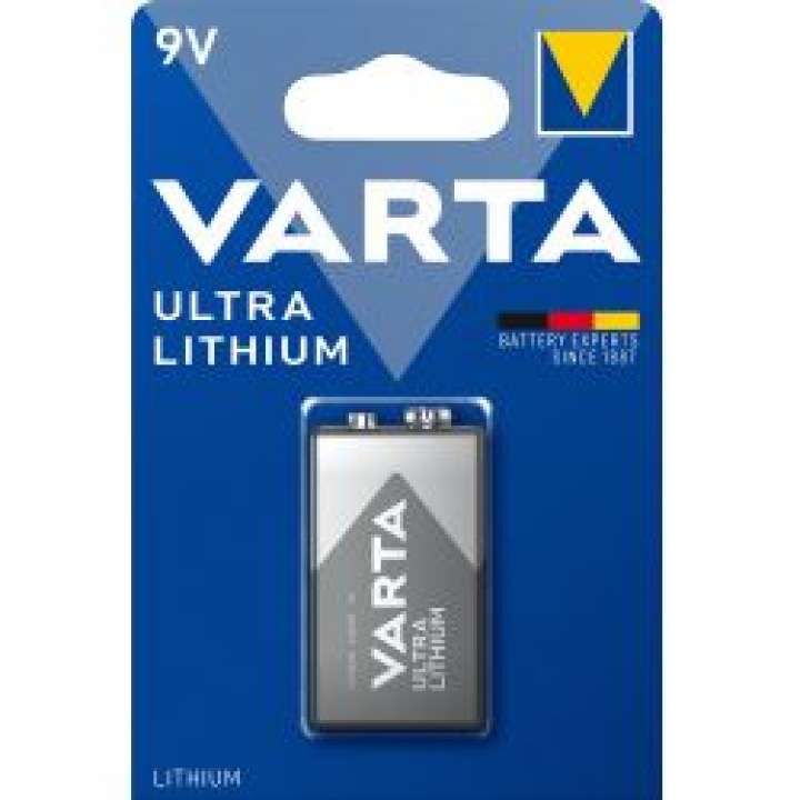 Priser på Varta Professional Lithium 9v 1 Pack (b) - Batteri