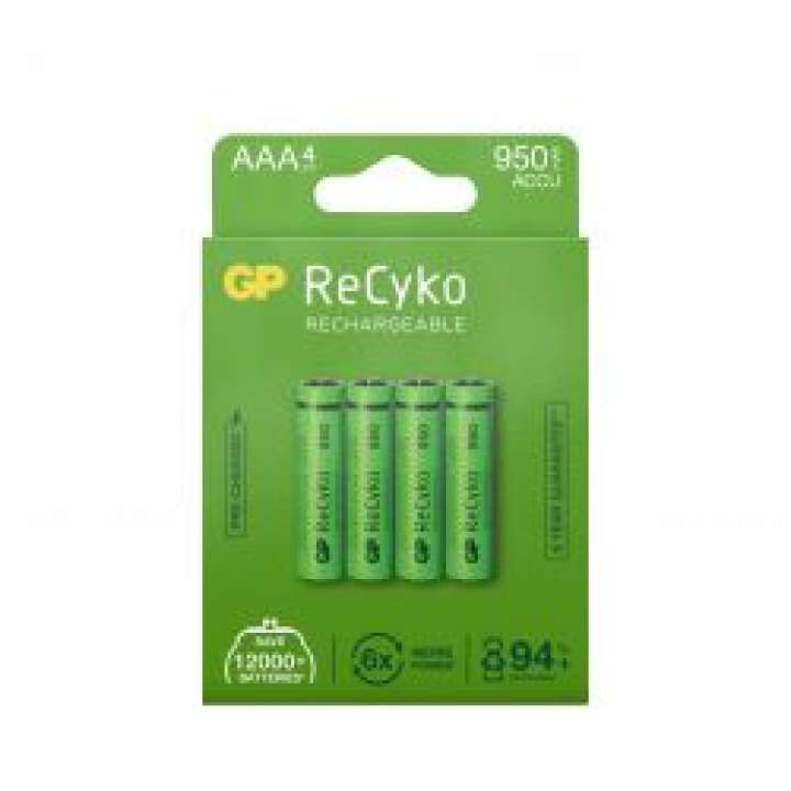 Priser på GP Lighting Gp Recyko Nimh 950mah Aaa 4 Pack (pb) - Batteri