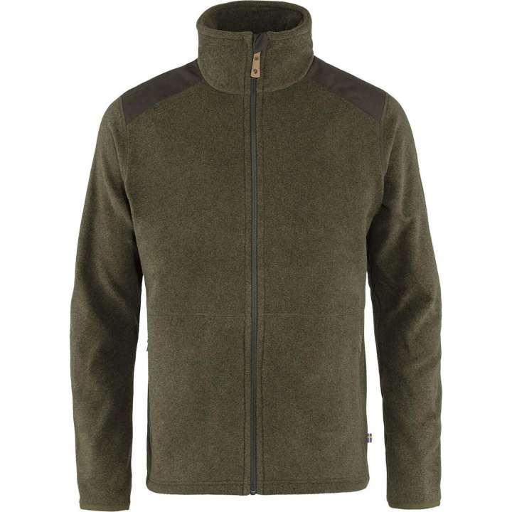 Priser på Fjällräven Mens Sten Fleece (Grøn (DARK OLIVE/633) X-large)