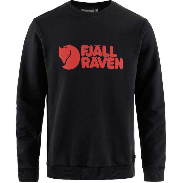 Priser på Fjällräven Mens Fjällräven Logo Sweater (Sort (BLACK/550) Small)