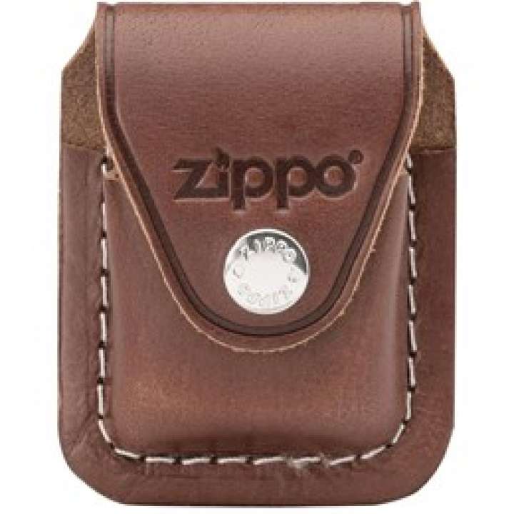 Priser på Zippo Brown Leather Lighter Pouch w/Clip