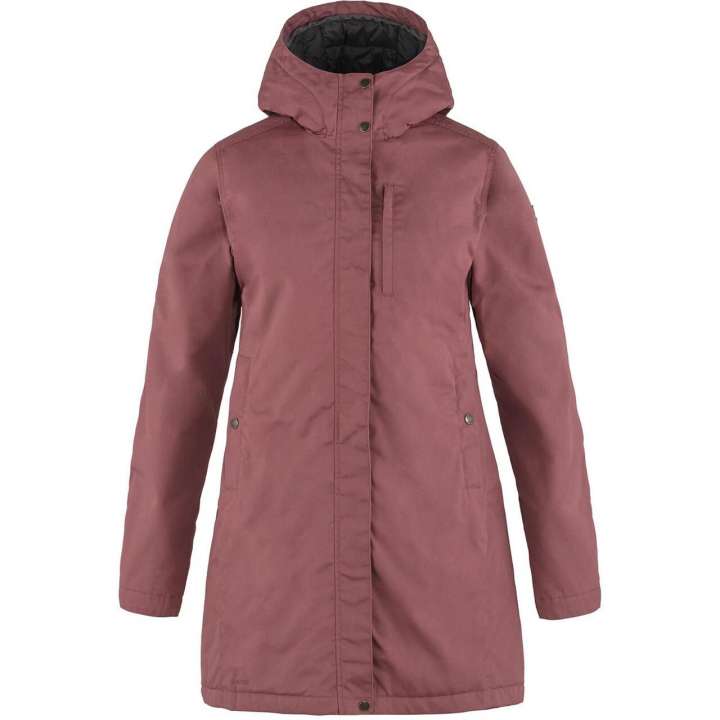 Priser på Fjällräven Womens Kiruna Padded Parka (Rød (MESA PURPLE/410) X-small)