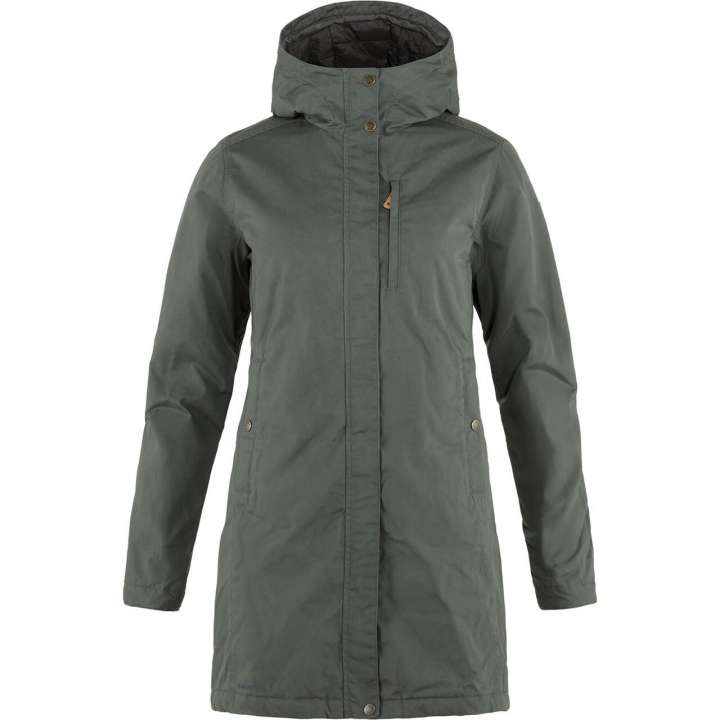 Priser på Fjällräven Womens Kiruna Padded Parka (Grå (BASALT/050) Large)