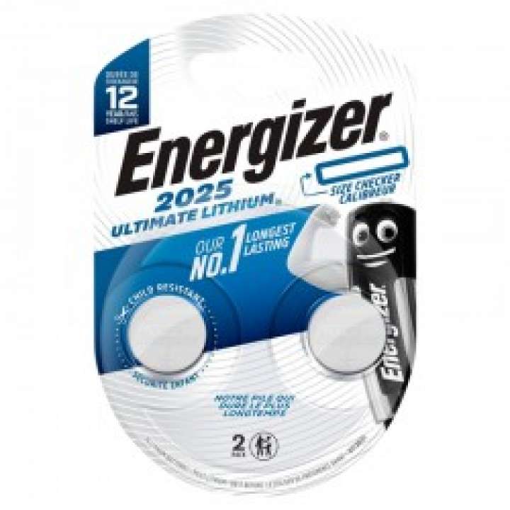 Priser på Energizer Ultimate Lithium CR2025 2 pack - Batteri