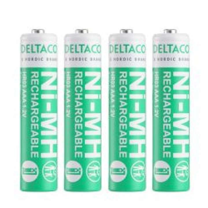Priser på Deltaco Ultimate Nimh Rechargeable Lr03/aaa Size 750mah 4pack(sg) - Batteri